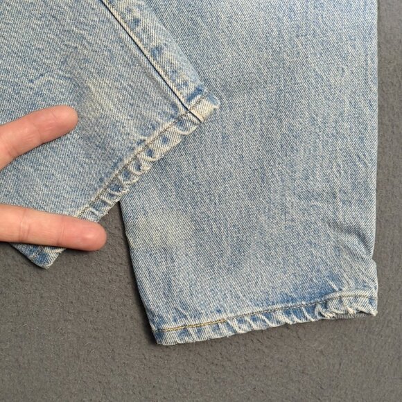 Levi's Made And Crafted Selvedge Jeans Women's 32 Fits 34x25 Blue 501 Taper - Picture 6 of 16